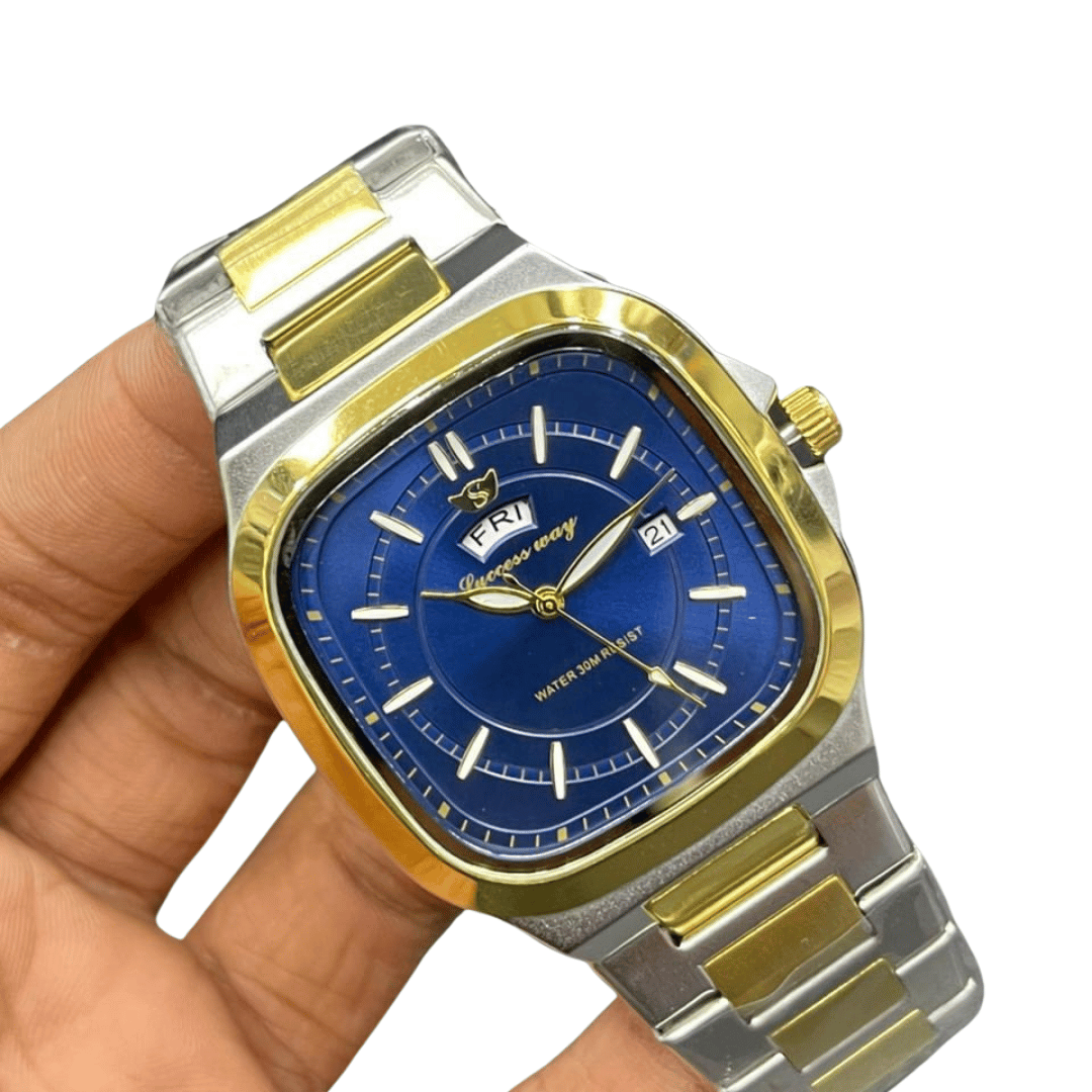Luxury Blue Dial Analog Watch