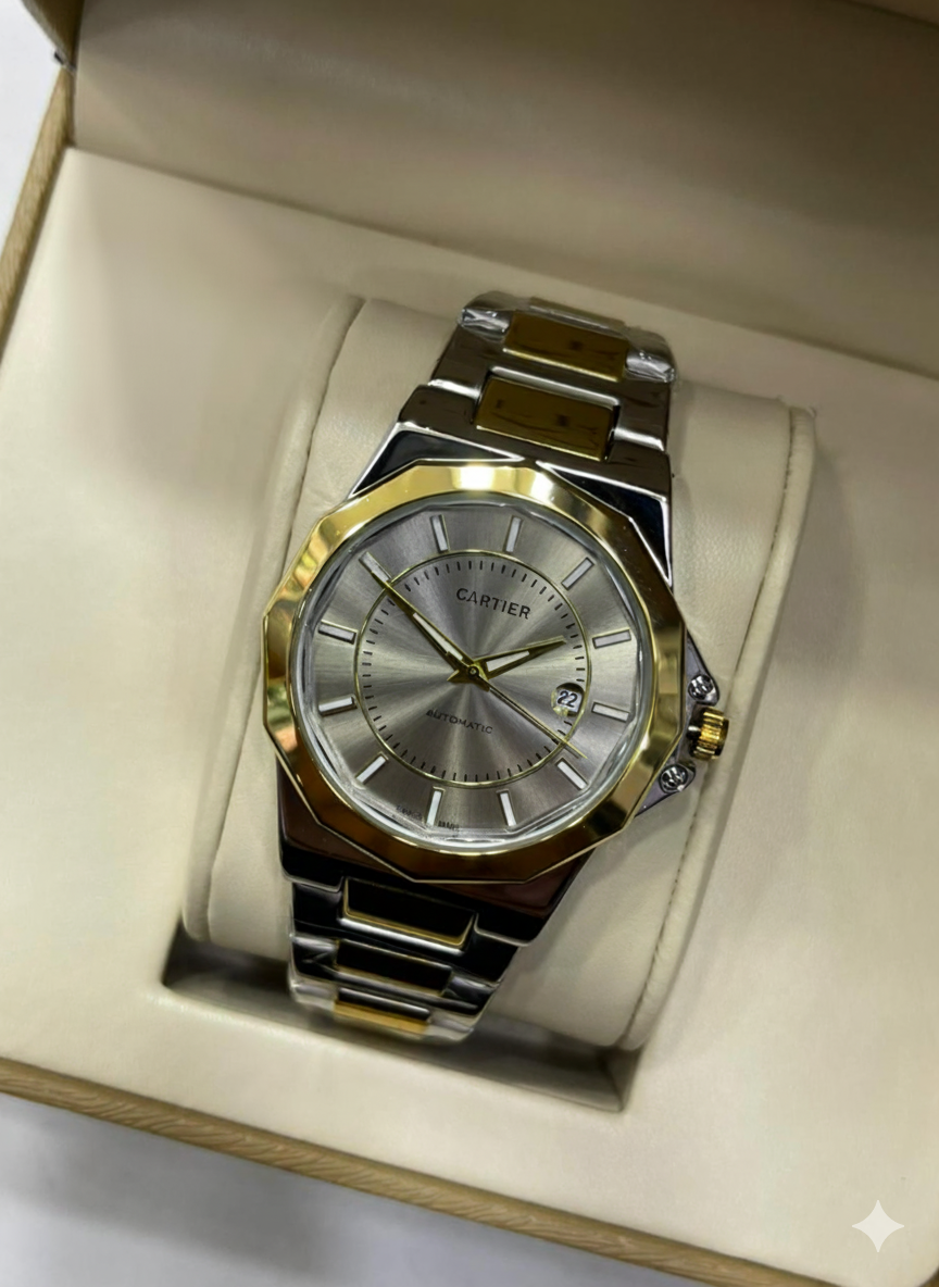 Luxury Sky Blue Dial Two-Tone