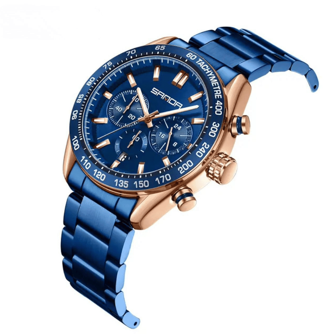 Sanda Chronograph Stainless Steel Watch