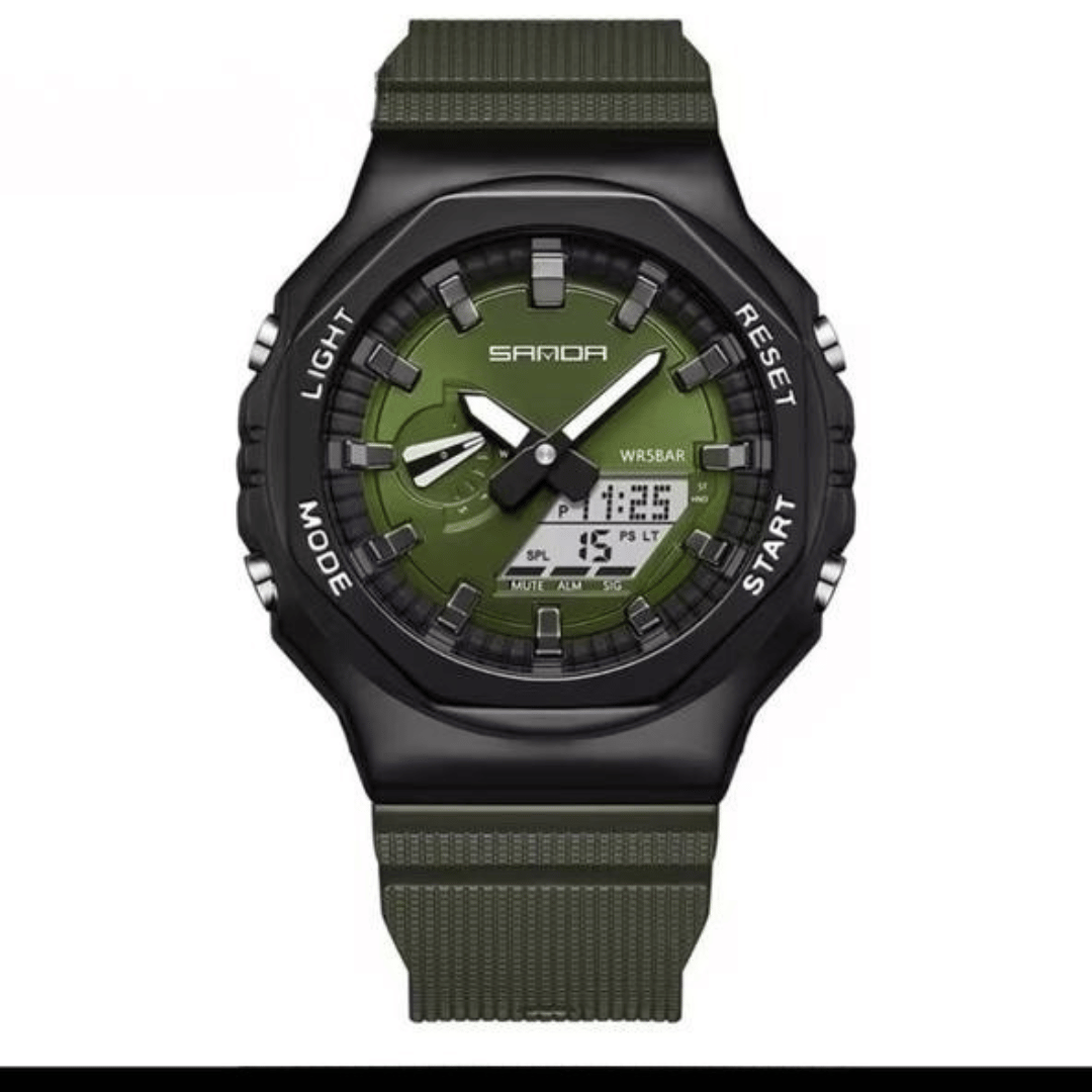 Sanda WR50M Dual Display  Sports Watch