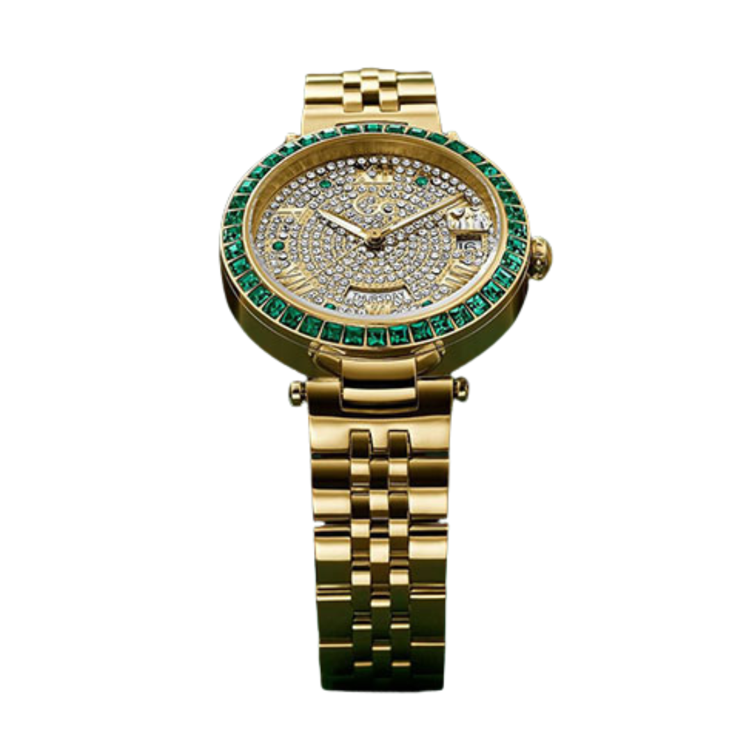 Luxury Full Diamond Gold Watch